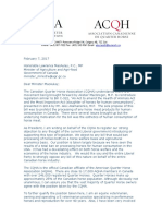 07-Feb-2017 Cqha Ltr Horse Processing Legislation Jan 2017