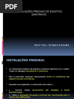 Instalações Prediais de Esgoto