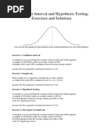 Exercises CI and HT