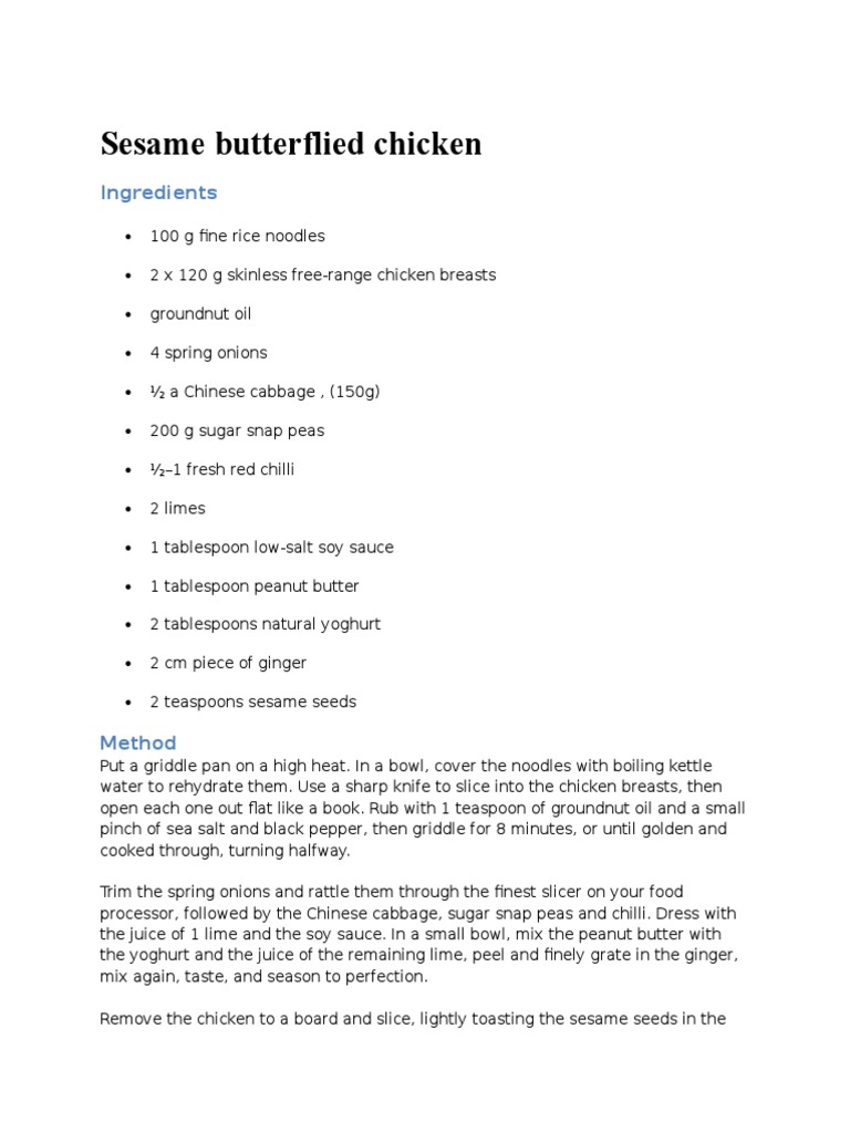 Healthy Recipes For Lunch | PDF