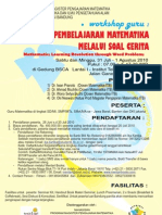 Pamflet Workshop Maths ITB - Mentari Books