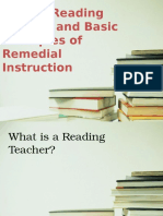 role of reading teacher