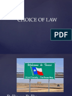 Choice of Law Audrisbb