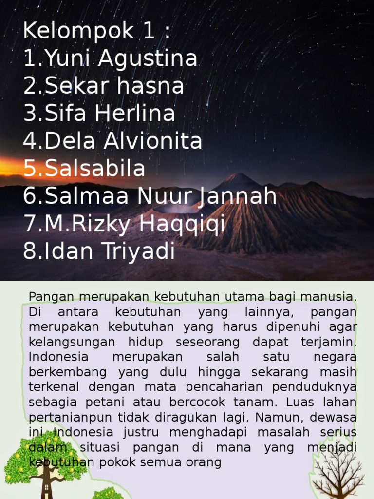 Ketahanan Pangan Indonesia: Tantangan dan Solusi | PDF