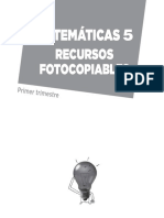 Recursos Fotocopiables Anaya 5º Mates Aprender Es Crecer PDF