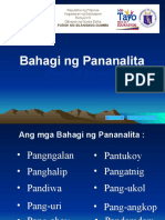 Bahagi NG Pananalita (Parts of Speech)