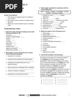 Unit 4 Culture Video Worksheet