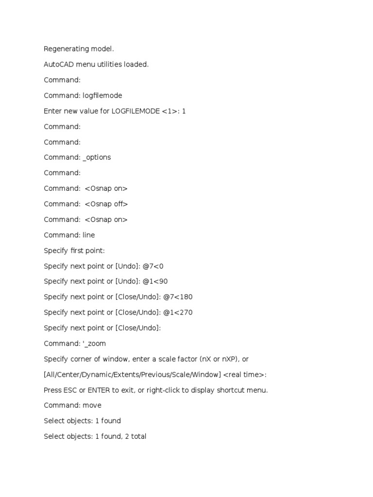 AutoCAD Utility Commands Overview | PDF | Software | Computing