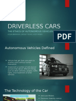 ETHICAL DRILEMMAS OF DRIVERLESS CARS