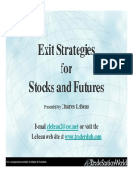 Charles LeBeau - Exit Strategies For Stock and Futures
