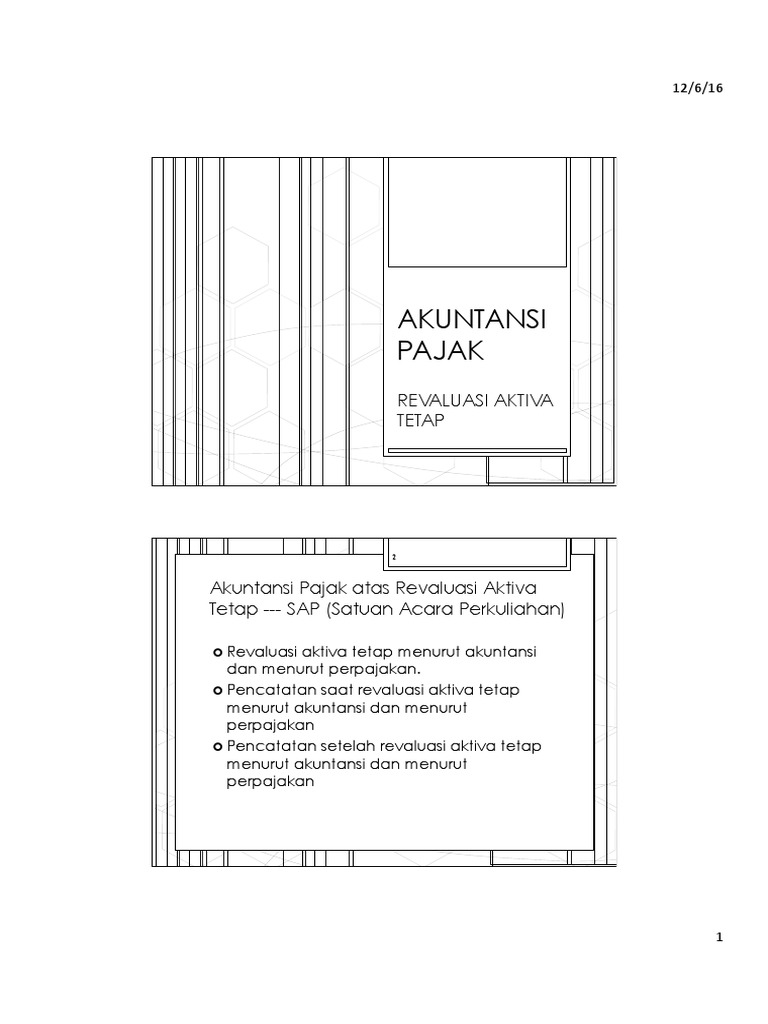 Akuntansi Pajak_Revaluasi Aktiva Tetap