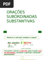 Orações Subordinadas Substantivas