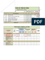 Ejemplo - Proceso Análisis Presupuesto (APU)