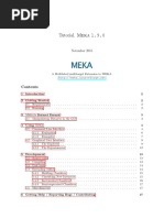 Meka Tutorial