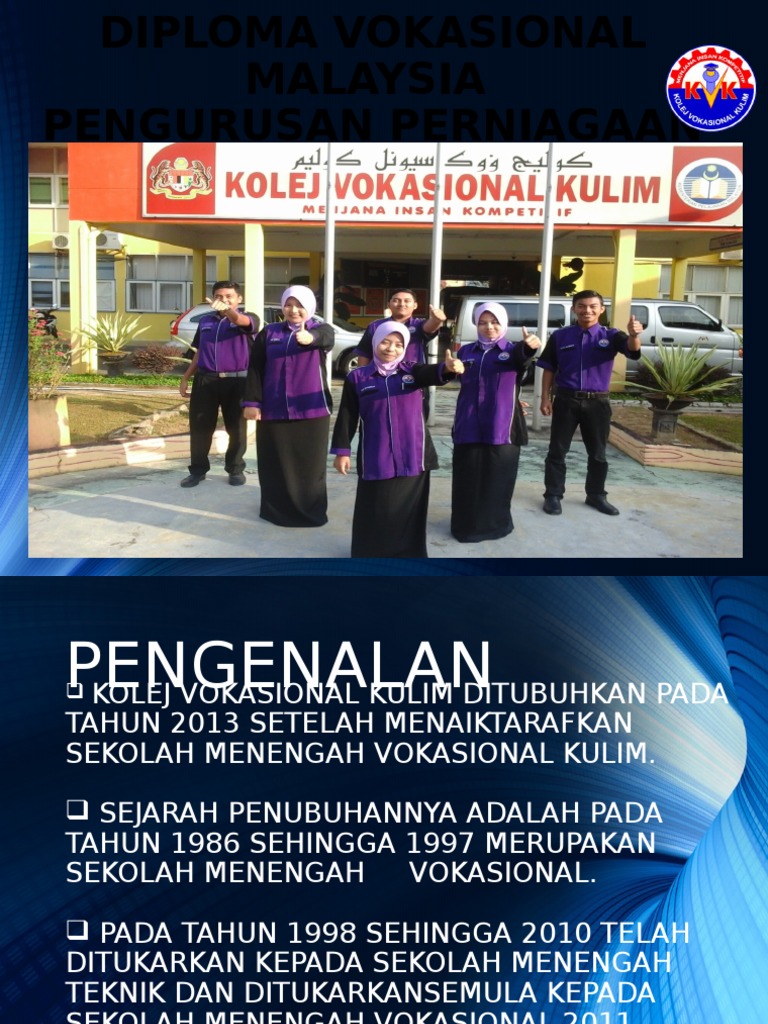 Program Pengurusan Perniagaan Kv Kulim Pdf