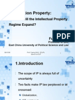 Information Property:: How Far Will The Intellectual Property Regime Expand?