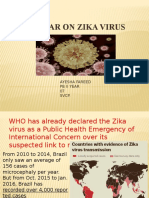 Seminar On Zika Virus: Ayesha Fareed PB Ii Year 07 SVCP