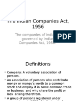 The Indian Companies Act, 1956