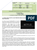 Prueba DIAGNOSTICO 1° medio LENGUAJE