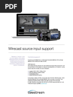 Wirecast Source Input Support