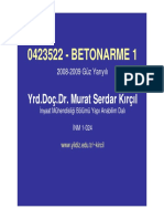 BETONARME 1 - Ders2 PDF