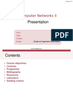 Computer Networks II: Presentation