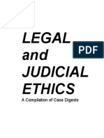 Legal and Judicial Ethics - A Compilation of Case Digests