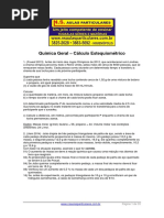 Quimica Geral Calculo Estequiometrico