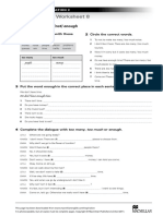 NI2 Grammar Worksheet 8