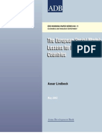 Adb Wp011 Assar Lindbeck - The European Social Model