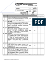 Bill of Quantity: Details For The Percentage (%) Rate Tender (As Per SOR 15 August-2013)