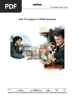 Data Throughput in EDGE Networks