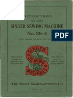 Singer 29-4 Instruction Manual