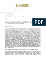 Roy Barreras Responde Al General Mora Tras Carta de Militares Con Críticas A La JEP