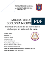 Pract. 7 Ecologia Microbiana