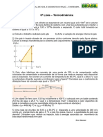 6a Lista - 1a Lei Da Termodinamica PDF