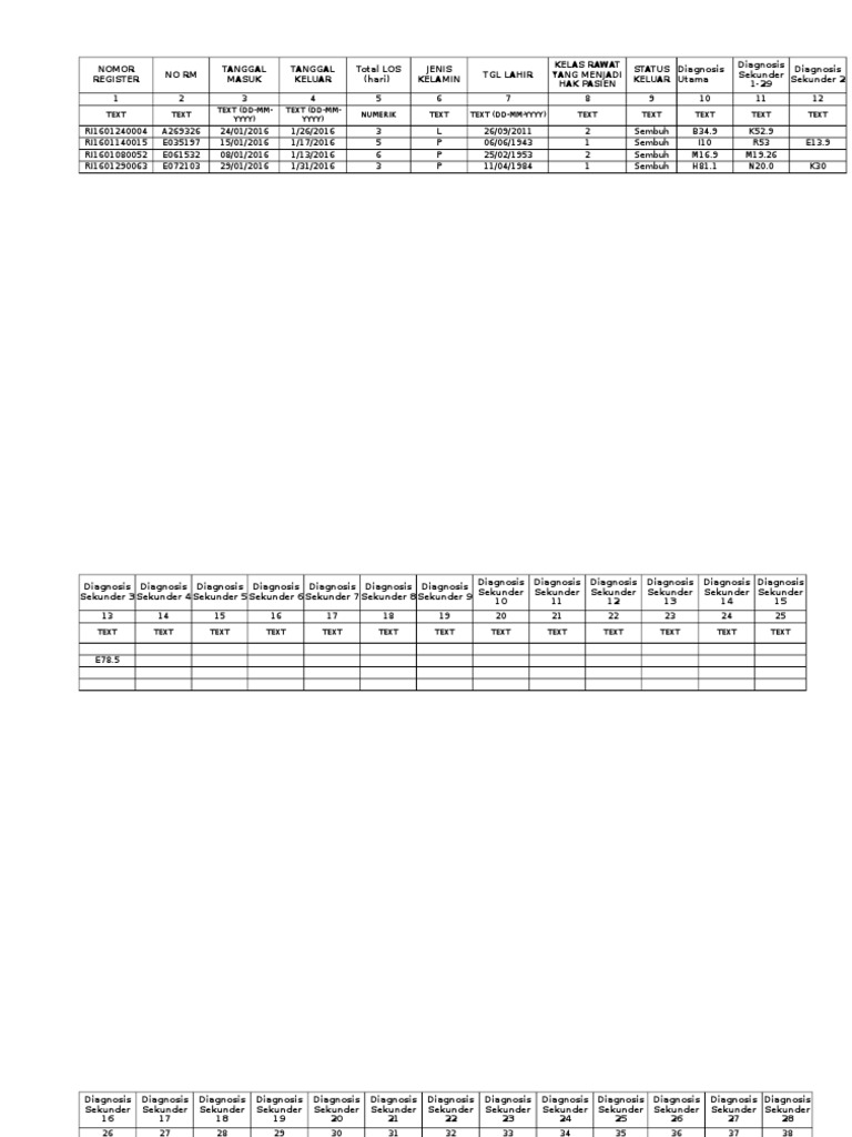 Template Permintaan Data Billing Rs Untuk Vip Contoh Pdf