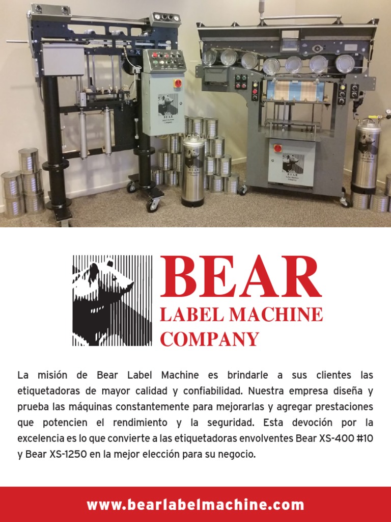 Bear Brochure Spanish Web | PDF | Extrusión | Calidad (comercial)