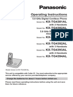 Panasonic Cordless Phone Manual PDF