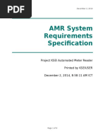 AMR Vision Requirements V2