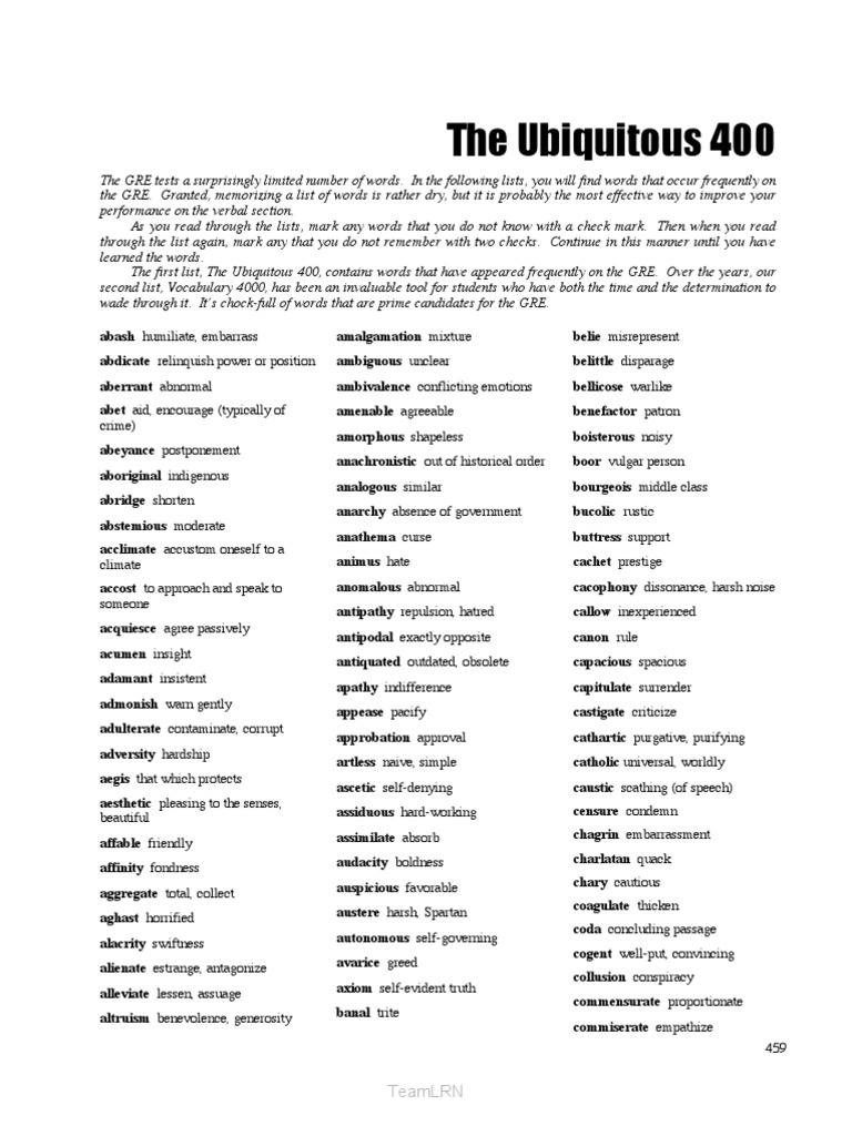 5000 Gre Word List Pdf goolan