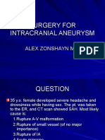 20060315 ZONSHAYN Intracranial aneurysm.ppt