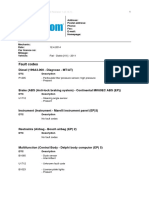 Fault Codes: Address: Postal Address: Phone: Fax: E-Mail: Homepage