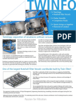 Twinzapp Separation of Emulsions Without Consumables: Passion For Filtration