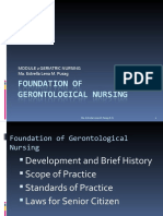 Foundation of Gerontological Nursing