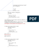 D) Program 2 Has Syntax Error, Program 1 Is Not