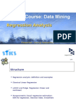 Summer Course: Data Mining: Regression Analysis