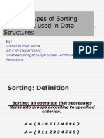 Data Structure Sorting