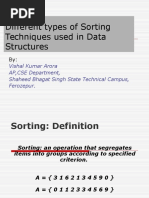 Data Structure Sorting