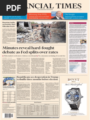 Financial Times Pdf Euro Federal Reserve System